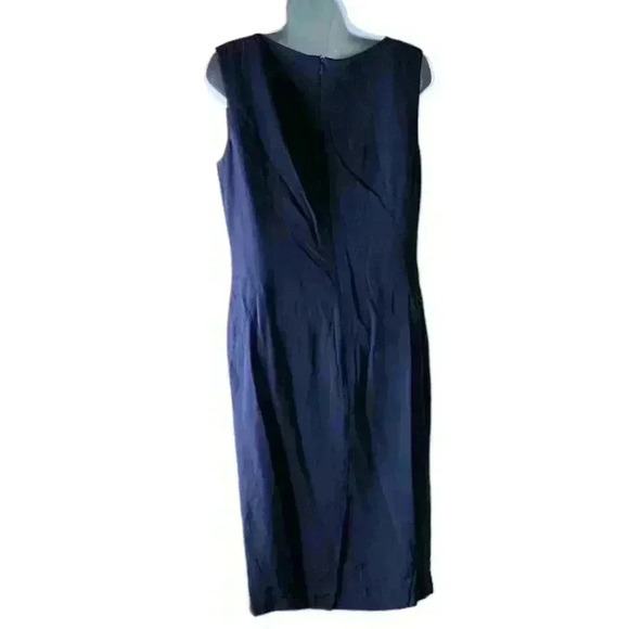Dana Buchman 100% Silk Dress A-Lined Fitted Sleeveless Women's Size 6 - Picture 4 of 11